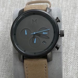 MVMT Accessories Mens Mvmt Chrono Gunmetal Sandstone Watch